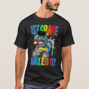 T-shirt 1ère classe Nail Monster Truck Dinosaure