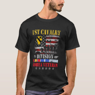 T-shirt 1ère Division de Cavalerie Corée Vétéran Vétéran P