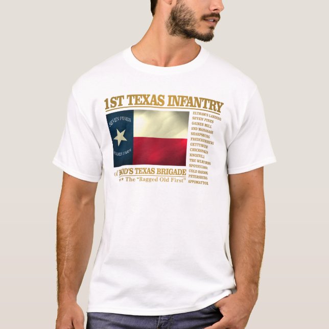 T-shirt 1ère infanterie du Texas (BA2) (Devant)