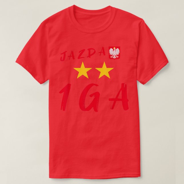 T-shirt 1GA Iga Polonaise Tennis Numéro Un Jazda (Design devant)