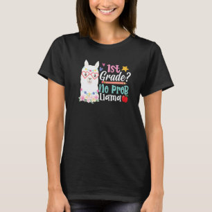 T-shirt 1re année Pas de problème Lama Professeurs Filles
