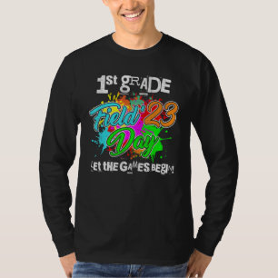 T-shirt 1re année Que les jeux commencent Jour de terrain