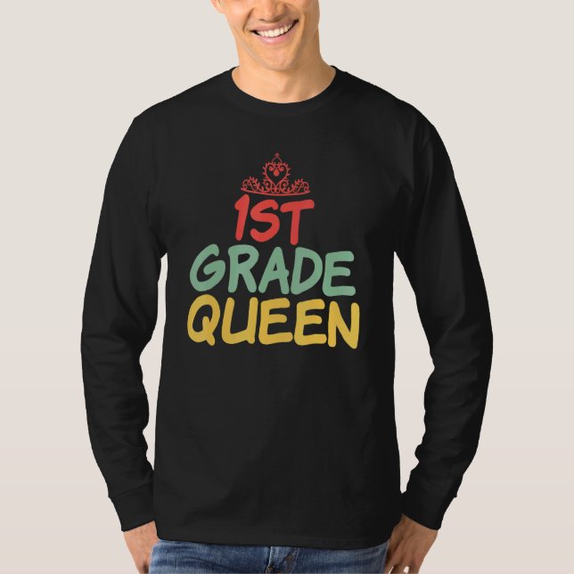 T-shirt 1re année Queen Enseignement Enseignement Enrollme (Devant)