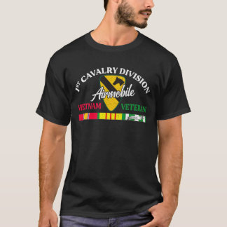 T-shirt 1re division de cavalerie-Vietnam-vétéran