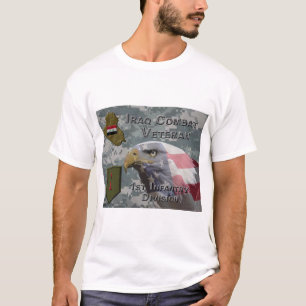 T-shirt 1re Division d'infanterie Irak Vétérinaire de comb