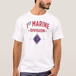 T-shirt 1re Division maritime - Militaires américains