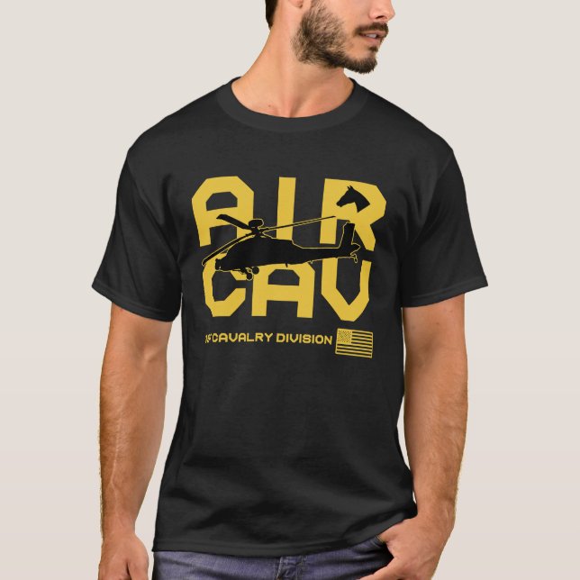 T-shirt  1st Cavalry Division / AIR CAV (Devant)