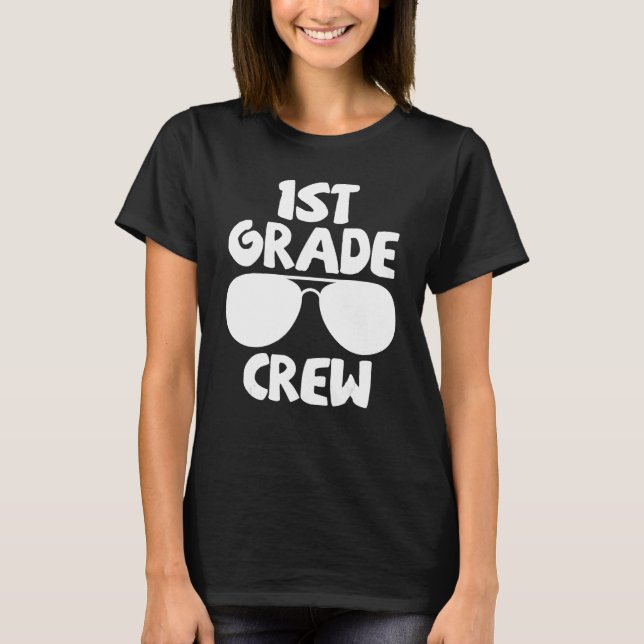 T-shirt 1st Grade Crew First Day of School Back to School (Devant)
