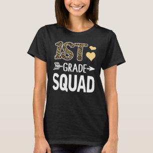 T-shirt 1st Grade Squad Leopard