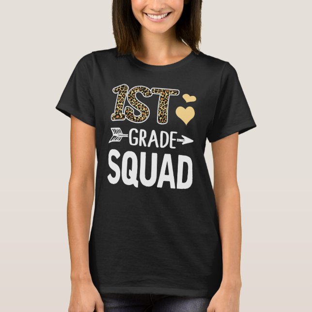 T-shirt 1st Grade Squad Leopard (Devant)