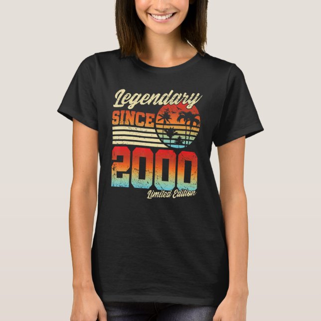 T-shirt 2000 I 2000 Anniversaire Femmes Hommes 1 (Devant)
