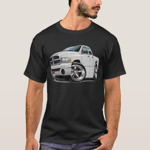T-shirt 2003-08 camion de blanc de quadruple de RAM