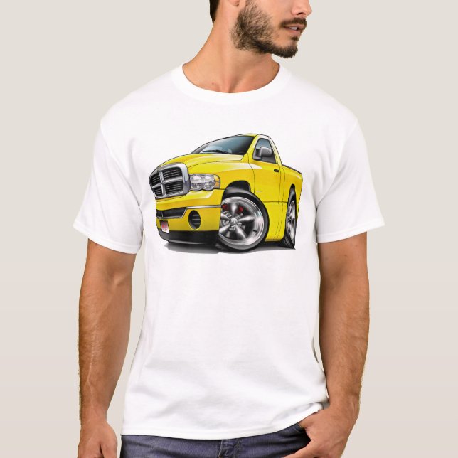 T-shirt 2003-09 camion de jaune de RAM de Dodge (Devant)