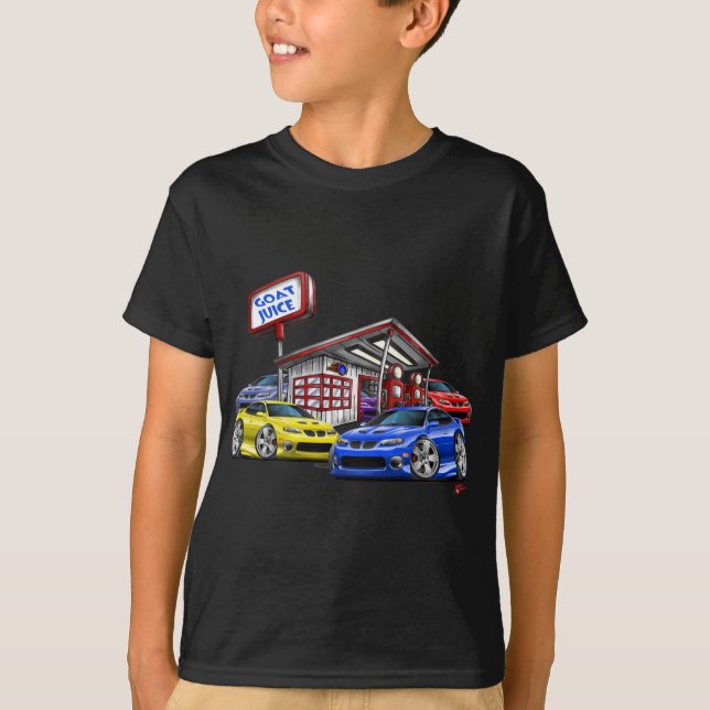 T-shirt 2004-06 scène de station service de GTO (Devant)