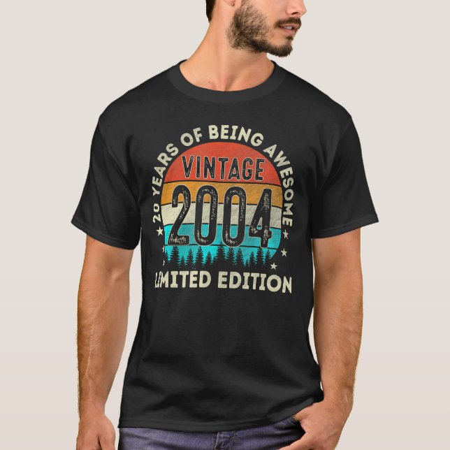 T-shirt 2004 20E Anniversaire 20 Ans (Devant)