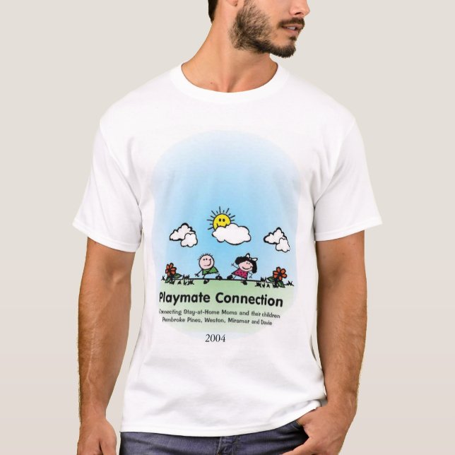 T-shirt 2004 de connexion d'ami (Devant)