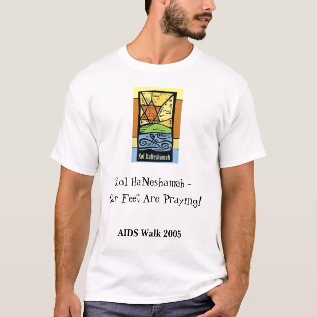 T-shirt 2005 de promenade de SIDA (Devant)
