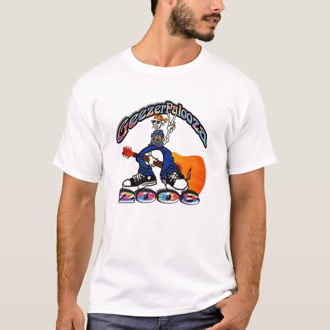 T-shirt 2008 de Geezerpalooza (Devant)