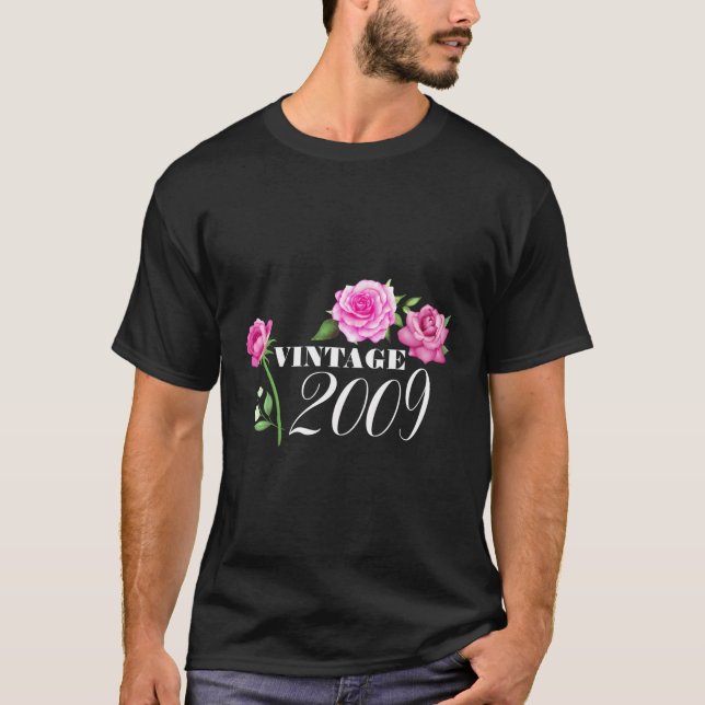 T-shirt 2009 13 Fleurs Pour (Devant)