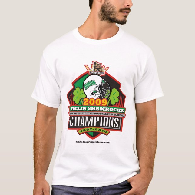 T-shirt 2009 champions de Trojan Horse - shamrocks 2 de (Devant)
