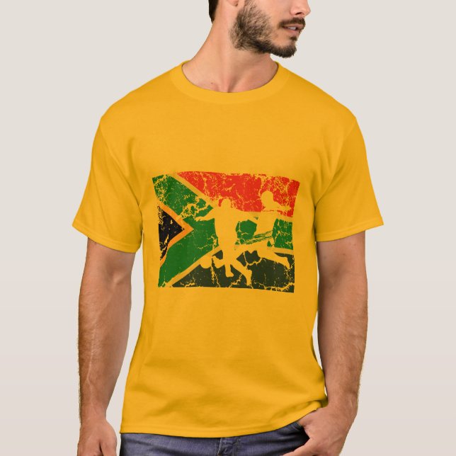 T-shirt 2010 de coupe du monde de l'Afrique du Sud (Devant)