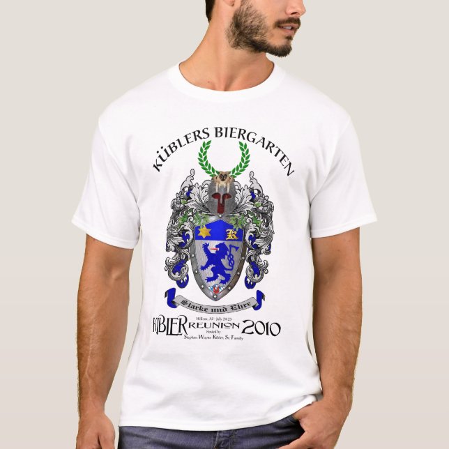 T-shirt 2010 de réunion de KIBLER M blanc (Devant)