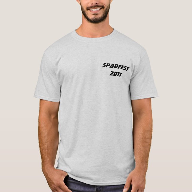 T-shirt 2011 de Spadfest (Devant)