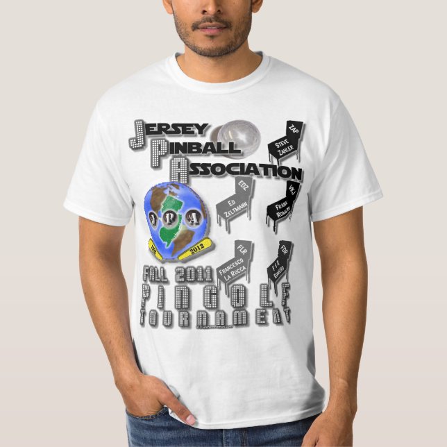 T-shirt 2011 de tournoi d'automne de JPA PinGolf (Devant)