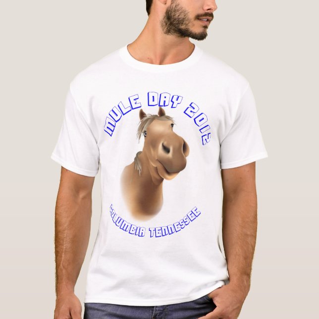 T-shirt 2012 de jour de mule (Devant)