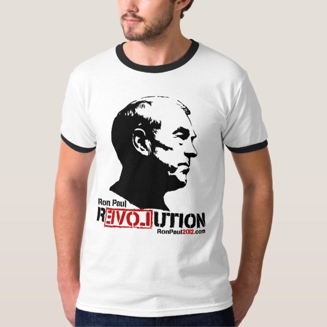 T-shirt 2012 de révolution de Ron Paul (Devant)