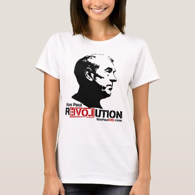 T-shirt 2012 de révolution de Ron Paul (Devant)