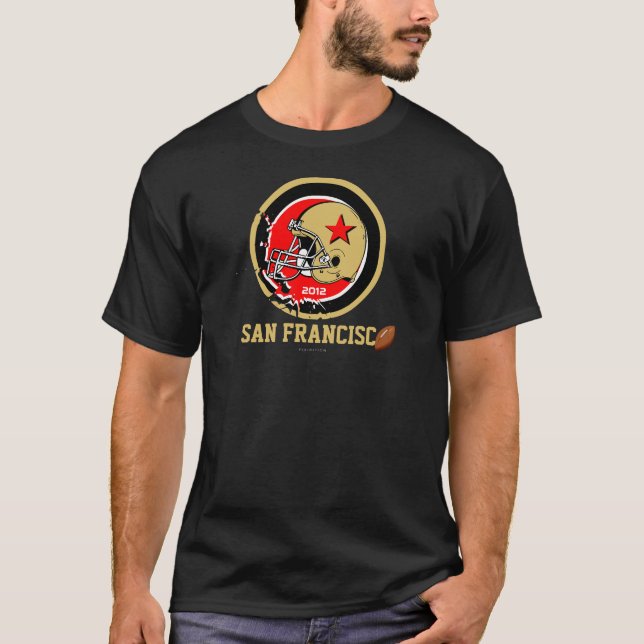 T-shirt 2012 du football de San Francisco 1 (Devant)