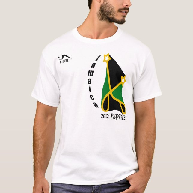 T-shirt 2012 exprès de la Jamaïque (Devant)
