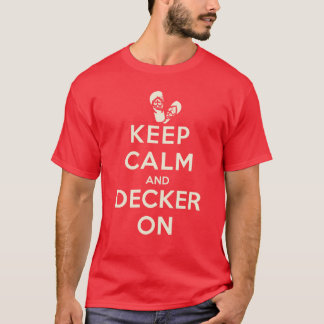 T-shirt 2013 Gardez Le Calme Et Le Decker Sur Flipflops T-