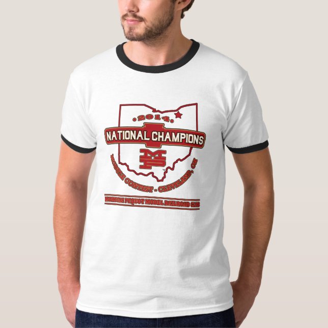 T-shirt 2014 champions nationaux de module (Devant)