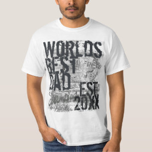 T-shirt 2014 grunge des textes de Graffitti du