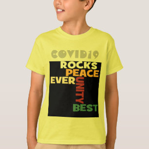 T-shirt 2014 Love Rocks Peace Art Imprimer