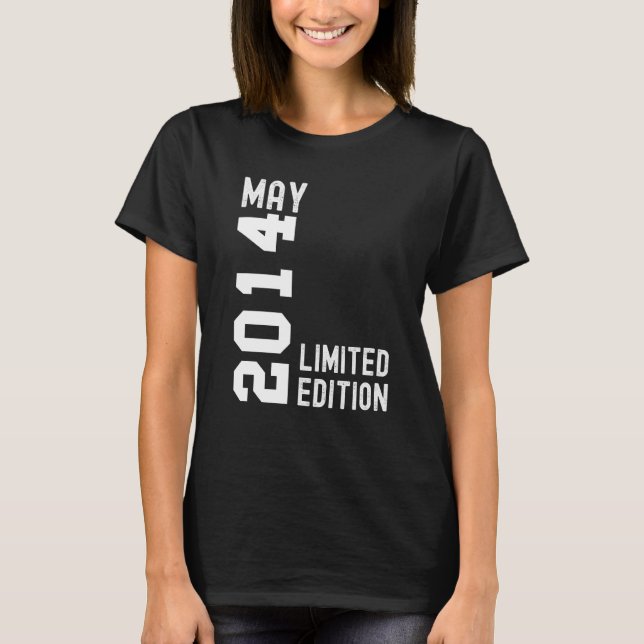 T-shirt 2014 Mai Bonne fête d'anniversaire (Devant)