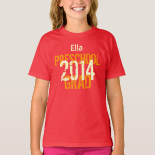 T-shirt 2014 ou toute année préscolaire Nouveau nom pers