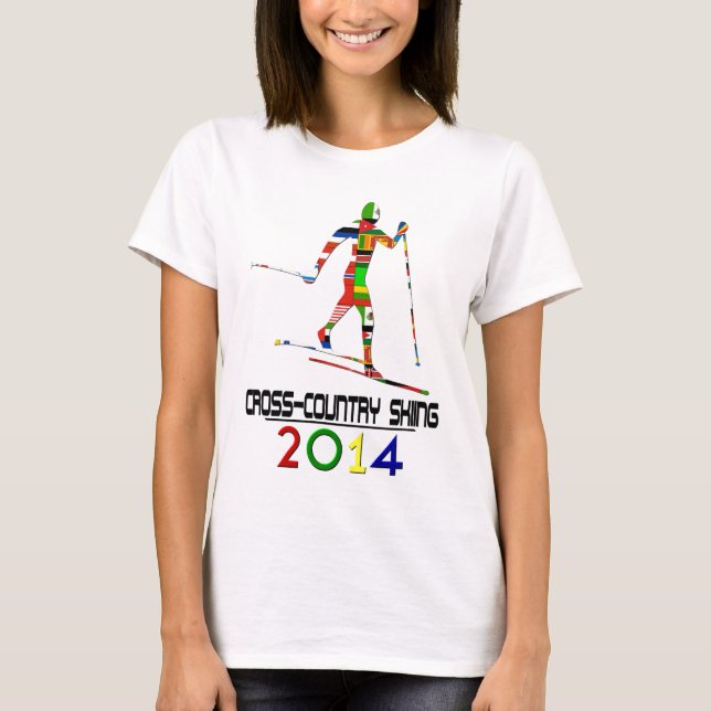 T-shirt 2014 : Ski de fond (Devant)