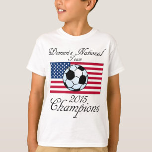 T-shirt 2015 champions de coupe du monde des femmes