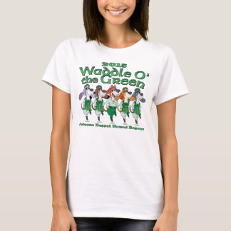 T-shirt 2015 dandinement O la chemise des femmes vertes