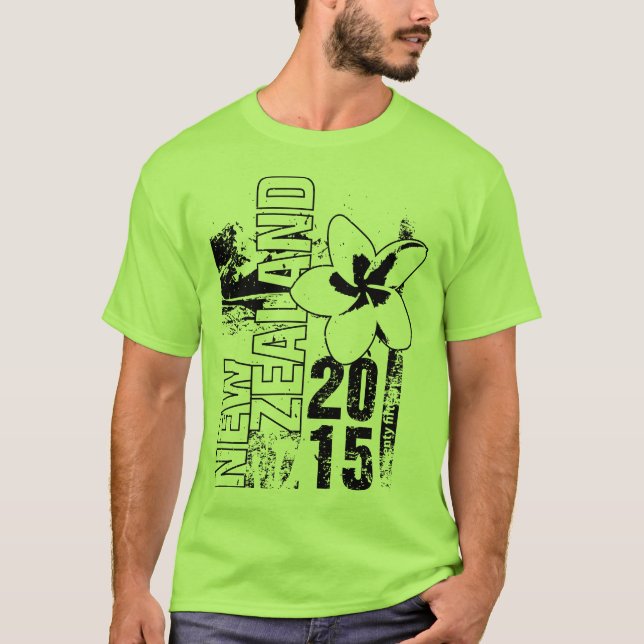 T-shirt 2015 de la Nouvelle Zélande (Devant)