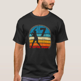 T-shirt 2016 7e anniversaire Baseball Sept Garçons de 7 an