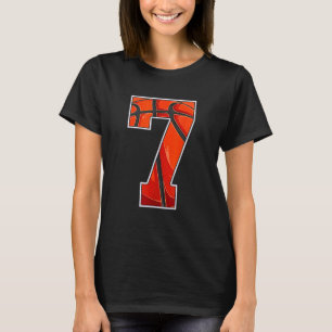 T-shirt 2016 7e anniversaire Basketball Sept 7 ans Garçon