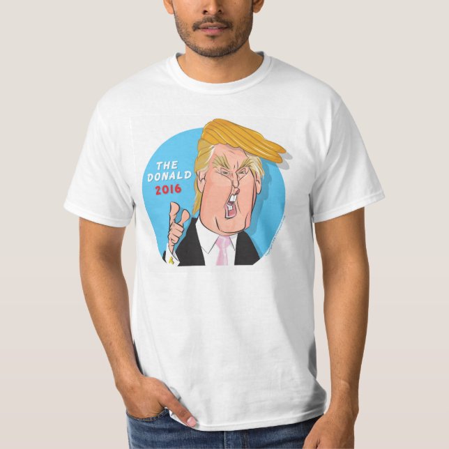 T-shirt 2016 de président bande dessinée de Donald (Devant)