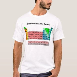 T-shirt 2016 Tableau périodique des éléments