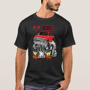 T-shirt 2017-20 Ram Rebel Pickup Truck Cartoon
