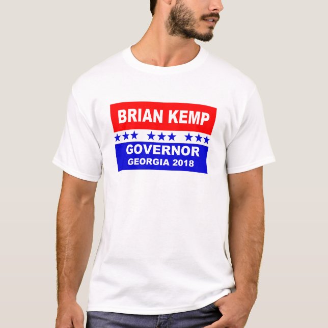 T-shirt 2018 de la Géorgie du Gouverneur de Brian (Devant)