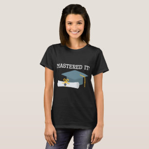 T-shirt 2018 d'obtention du diplôme de maîtrise